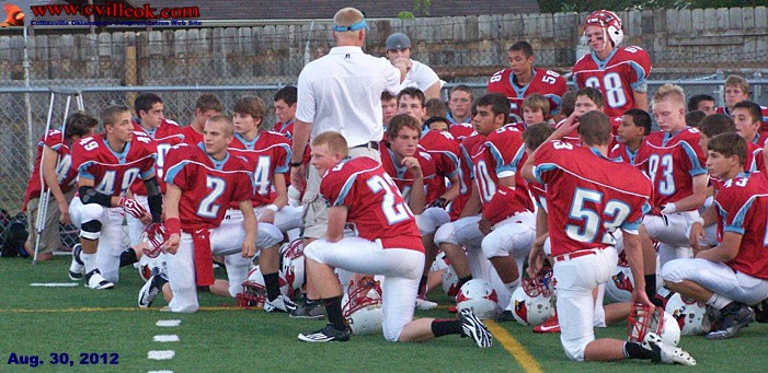 CHS 9th Grade Football vs Bartlesville August 30, 2012